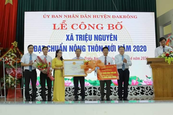 Trịêu Nguyên, xã đầu tiên của huyện Đakrông (Quảng Trị) về đích nông thôn mới
