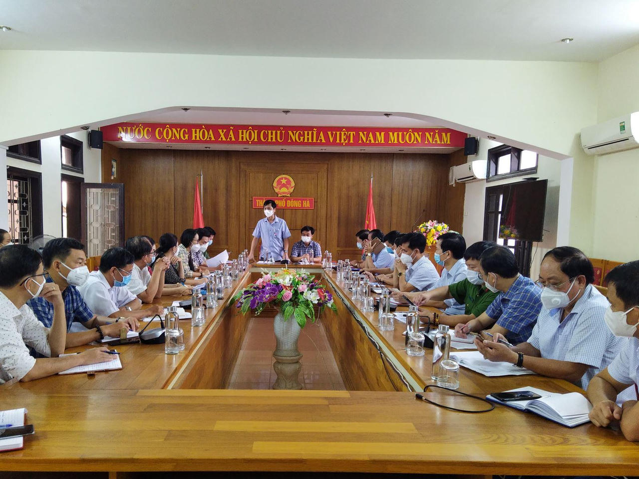 Phát hiện 10 ca dương tính SARs-CoV-2, TP Đông Hà lập tức áp dụng Chỉ thị 16