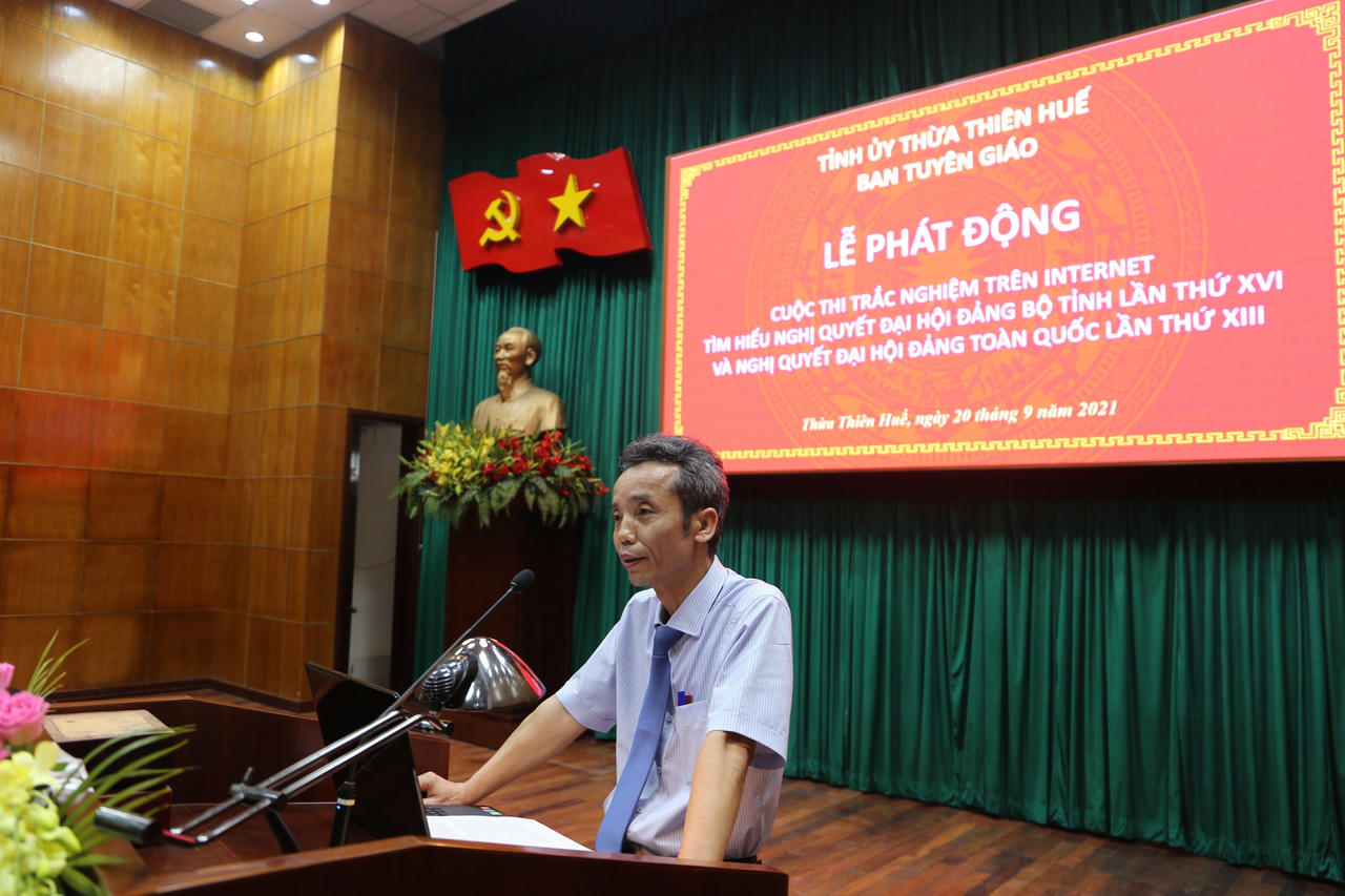 Phát động cuộc thi trắc nghiệm trên Internet tìm hiểu về Nghị quyết Đảng