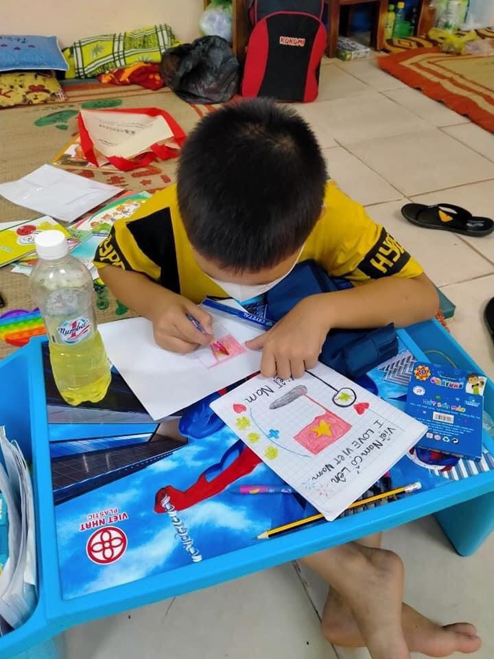 Cuộc thi vẽ tranh “Vững tin vượt qua đại dịch” cho các em nhỏ đang cách ly 