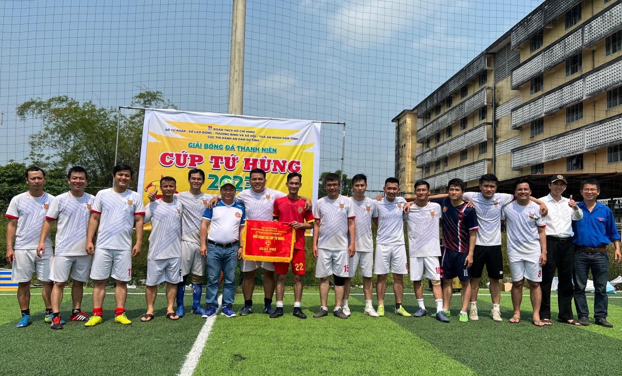 Sôi động giải bóng đá “Tứ hùng Sở tư Pháp Thừa Thiên Huế mở rộng năm 2023”