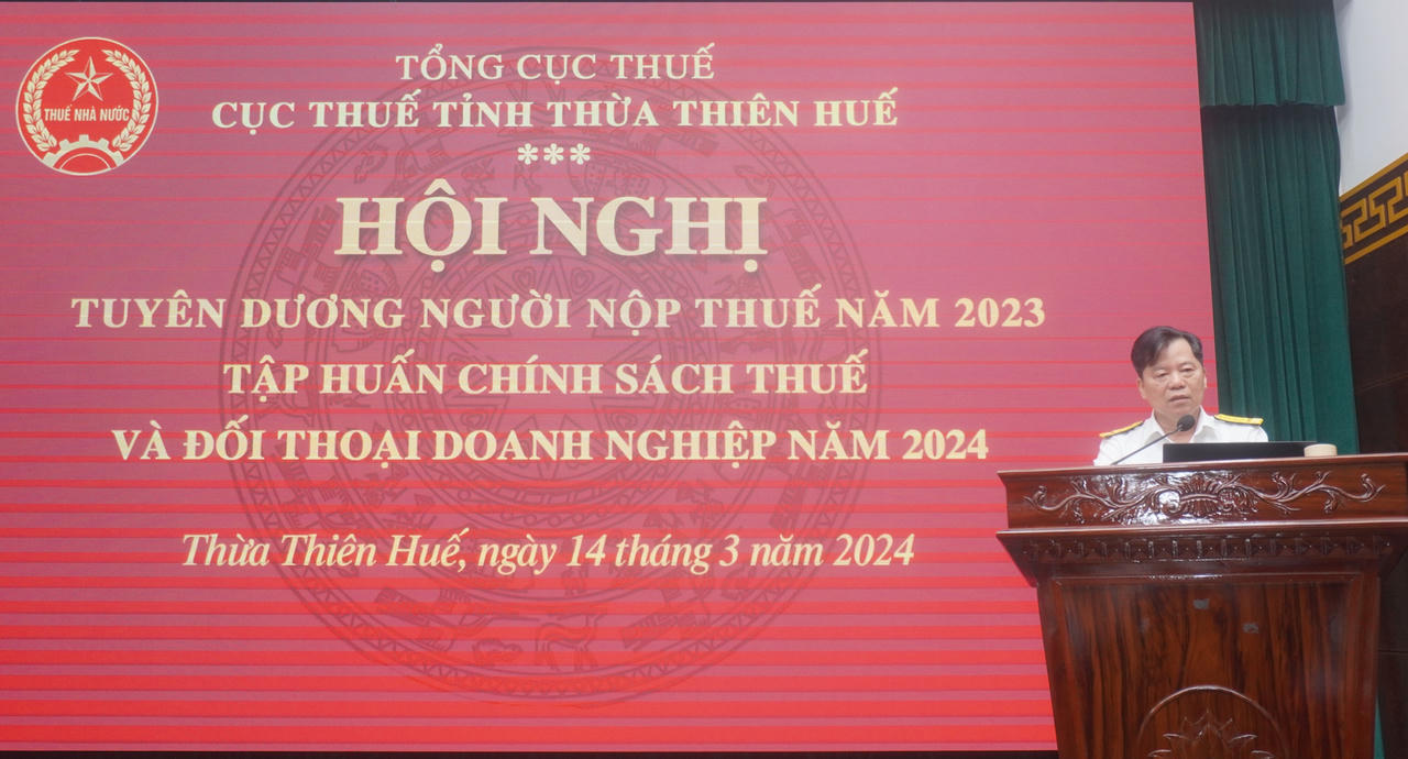 Thừa Thiên Huế tuyên dương 144 tổ chức, cá nhân có thành tích thực hiện tốt chính sách, pháp luật thuế
