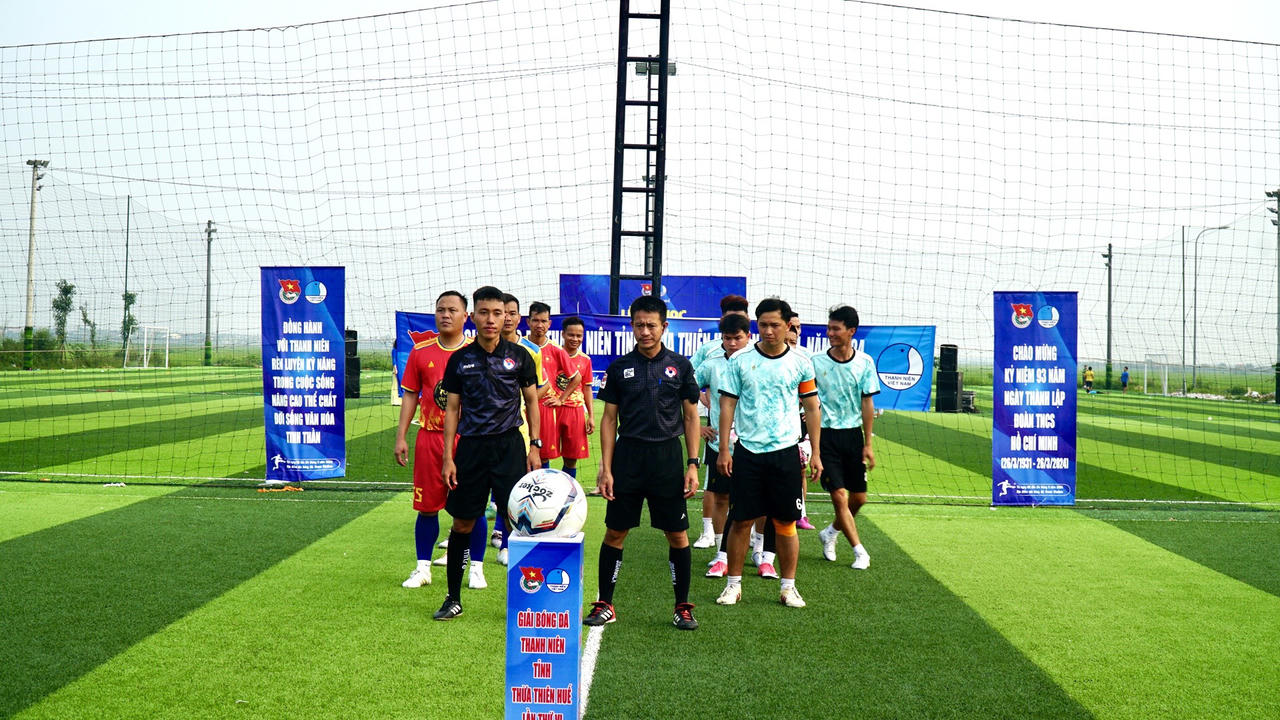 Sôi động giải bóng đá Thanh niên tỉnh Thừa Thiên Huế năm 2024