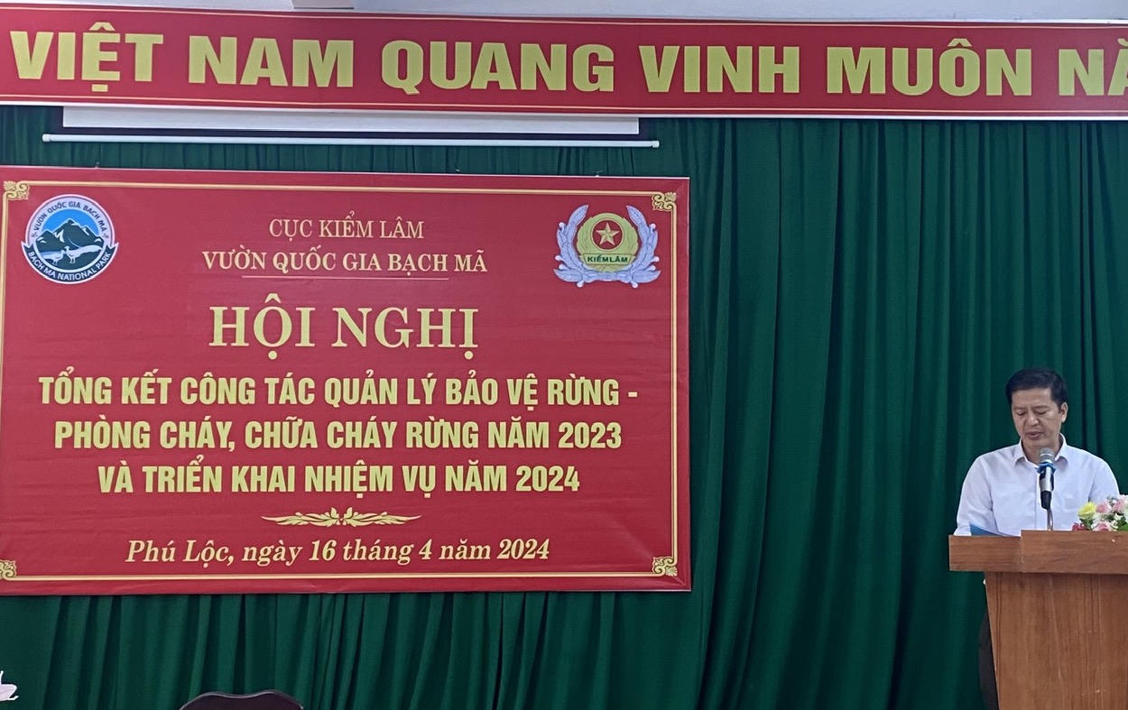Vườn quốc gia Bạch Mã coi bảo vệ rừng và phòng cháy, chữa cháy là nhiệm vụ trọng tâm