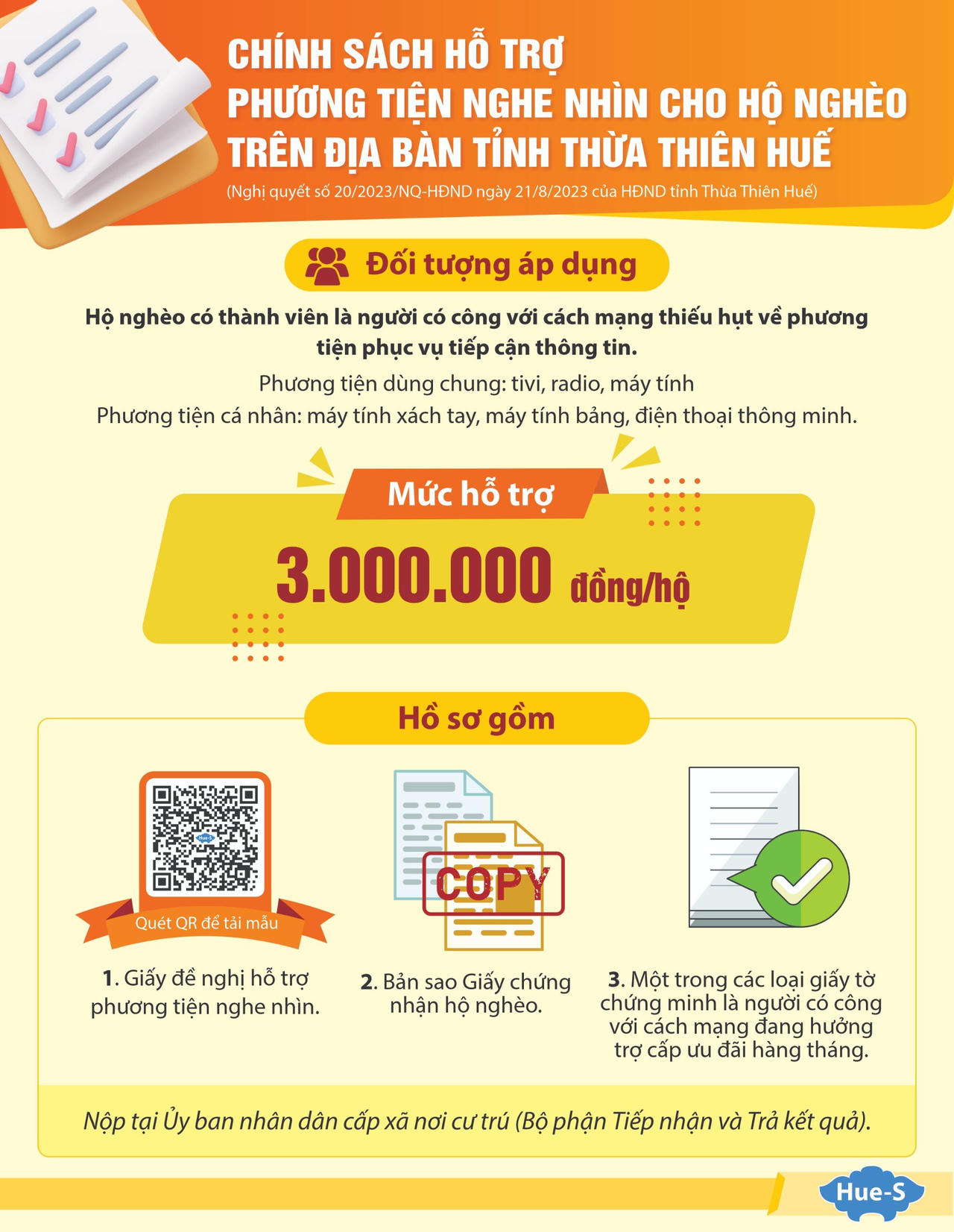 Hỗ trợ phương tiện nghe nhìn cho hộ nghèo trên địa bàn Thừa Thiên Huế