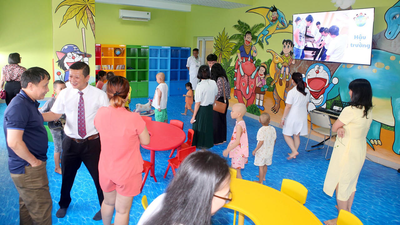"Không gian cho em” dành cho các bệnh nhi đang xạ trị
