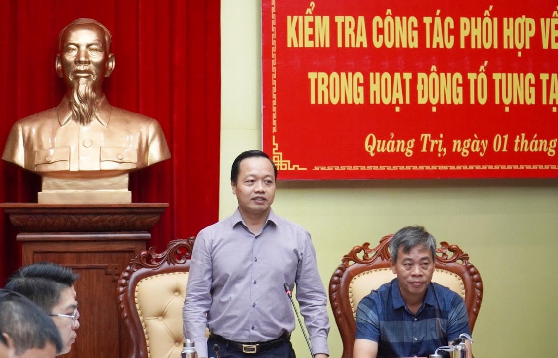Hội đồng trợ giúp pháp lý trong hoạt động tố tụng ở Trung ương kiểm tra tại Quảng Trị