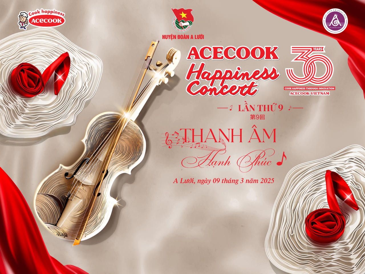 Acecook Happiness Concert 2025 - Lan toả hạnh phúc, kết nối cộng đồng bằng âm nhạc