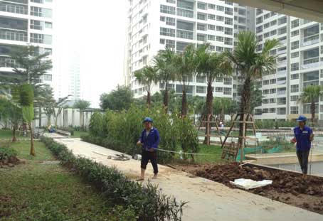 Cận cảnh Mandarin Garden trước ngày bàn giao căn hộ