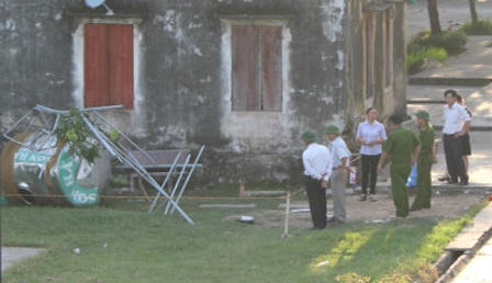 Hiện trường tang thương vụ bồn nước Sơn Hà đè chết học sinh 