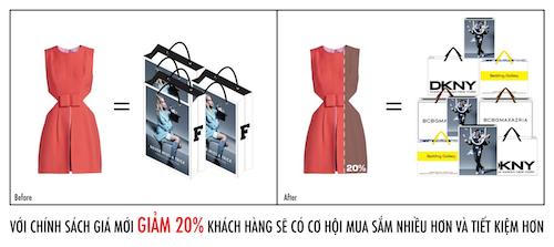 Sở hữu BCBGMAXAZRIA, DKNY, FCUK với giá chính hãng ngay tại Việt Nam