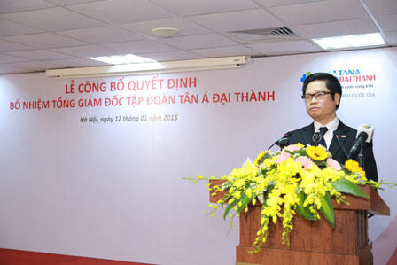 Tân Á Đại Thành bổ nhiệm Tổng giám đốc mới