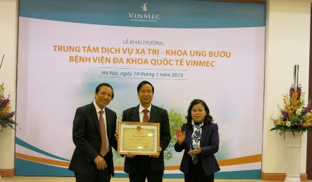 Vinmec khai trương Trung tâm dịch vụ xạ trị hiện đại hàng đầu Việt Nam