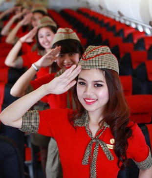 Cơ hội trở thành tiếp viên trưởng Vietjet