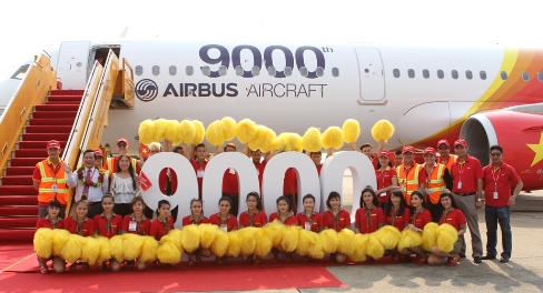 “Soi” tàu bay A321 đầu tiên của Vietjet