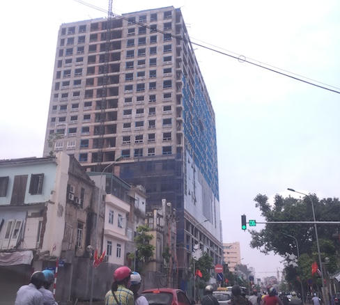 Toà nhà 8B Lê Trực nằm ngoài quy hoạch trung tâm chính trị Ba Đình