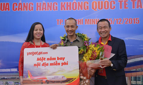 Vietjet tặng “một năm bay miễn phí” cho hành khách thứ 24.999.999