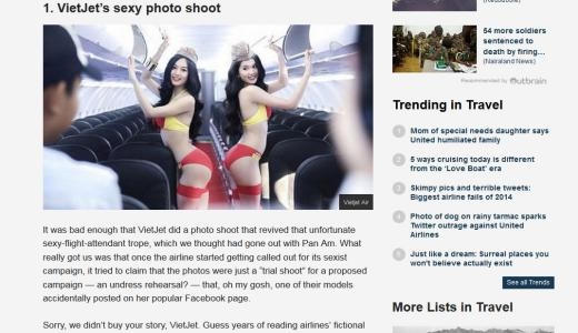 Lịch “nóng“- bikini Vietjet- nhận được nhiều thiện cảm