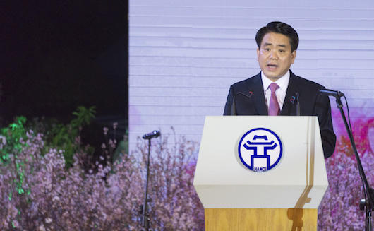 Tưng bừng khai mạc Lễ hội hoa anh đào 2016