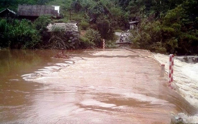 Mưa lớn ngập úng gây thiệt hại tại Lào Cai