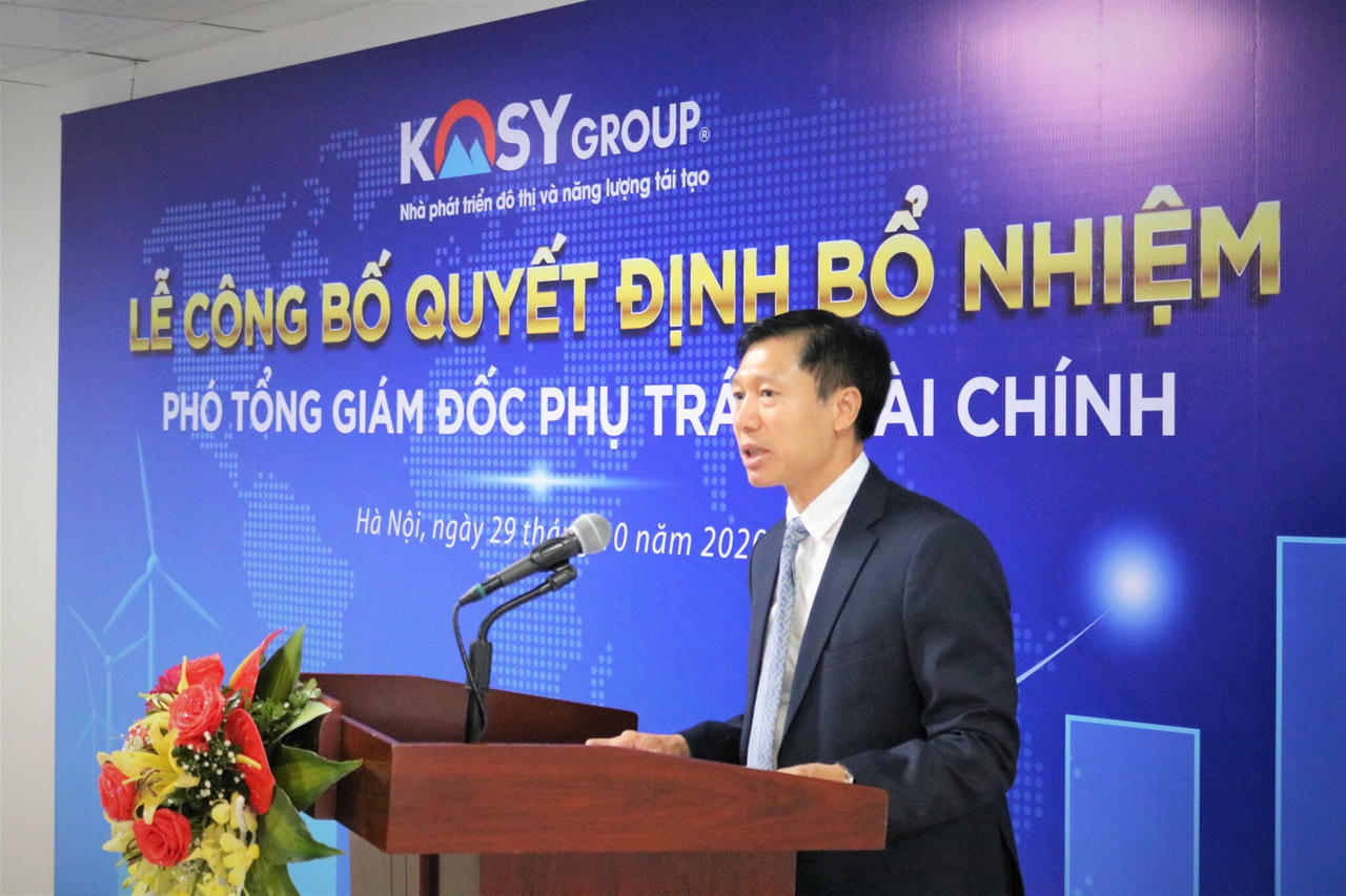 Tập đoàn Kosy bổ nhiệm Phó Tổng giám đốc Tài chính