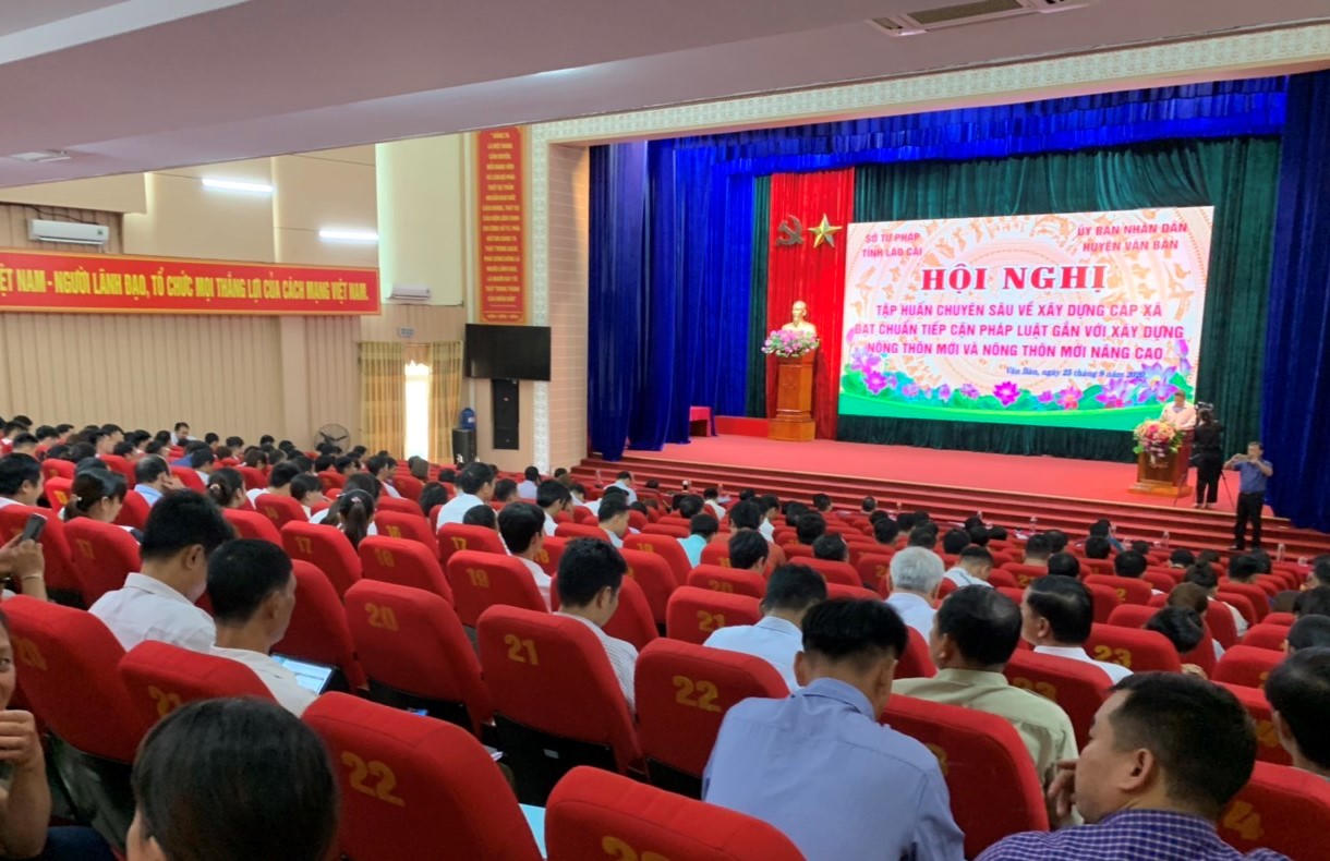  Lào Cai tiếp tục nâng cao công tác xây dựng xã chuẩn tiếp cận pháp luật gắn với xây dựng nông thôn mới