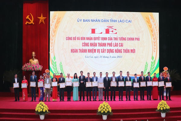 Thành phố Lào Cai hoàn thành nhiệm vụ xây dựng nông thôn mới