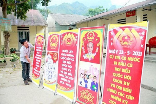 Hà Giang tổ chức vận động bầu cử theo hình thức trực tuyến
