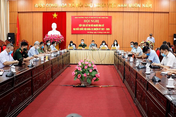 Hà Giang tổ chức hội nghị tiếp xúc cử tri trực tuyến tới 108 điểm cầu