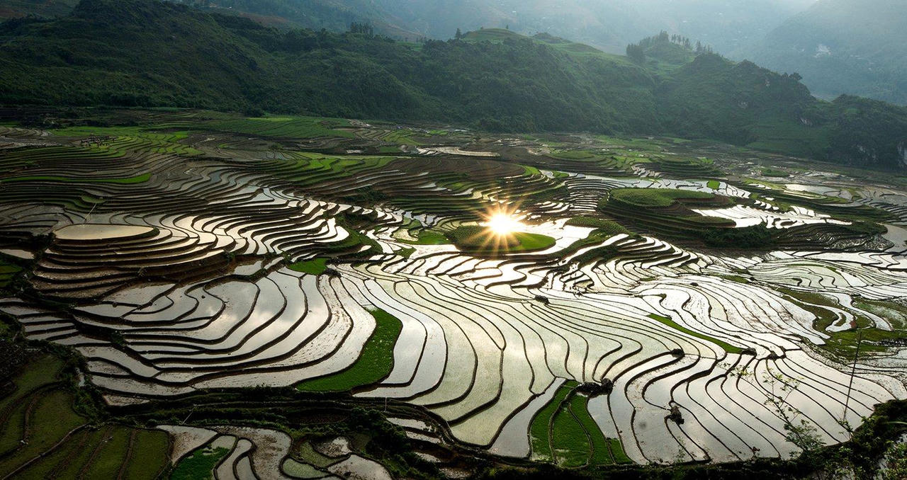 Nét đẹp Tây Bắc vào mùa nước đổ