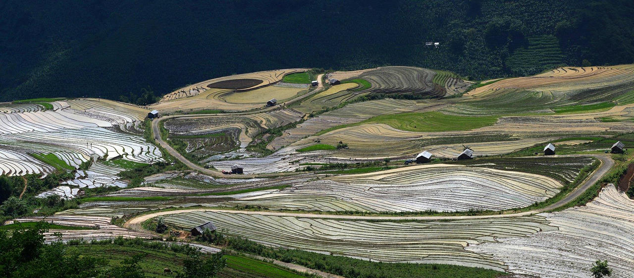 Nét đẹp Tây Bắc vào mùa nước đổ