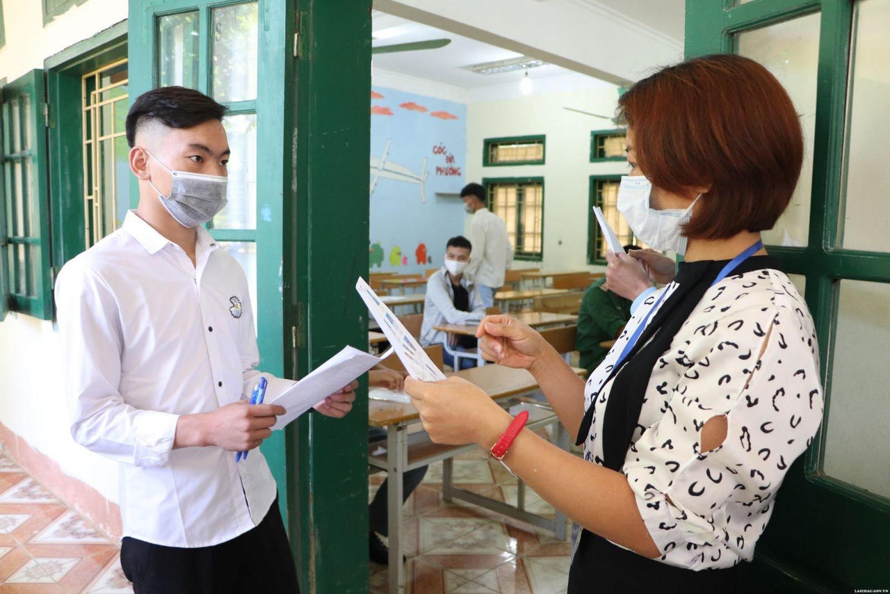 Lai Châu có 2 thí sinh F2,F3 dự thi THPT đợt 1