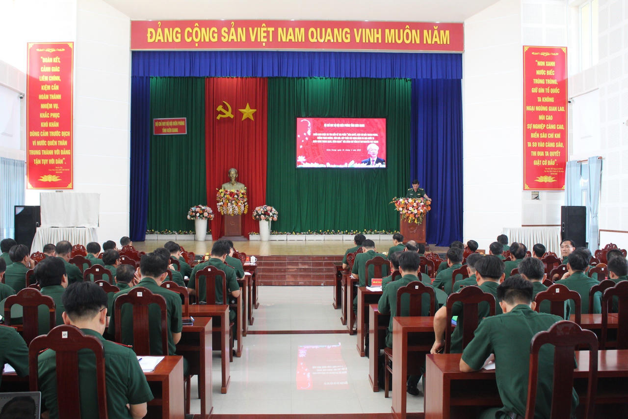 Bộ đội Biên phòng Kiên Giang phát động cuộc thi tìm hiểu về tác phẩm của Tổng Bí thư Nguyễn Phú Trọng