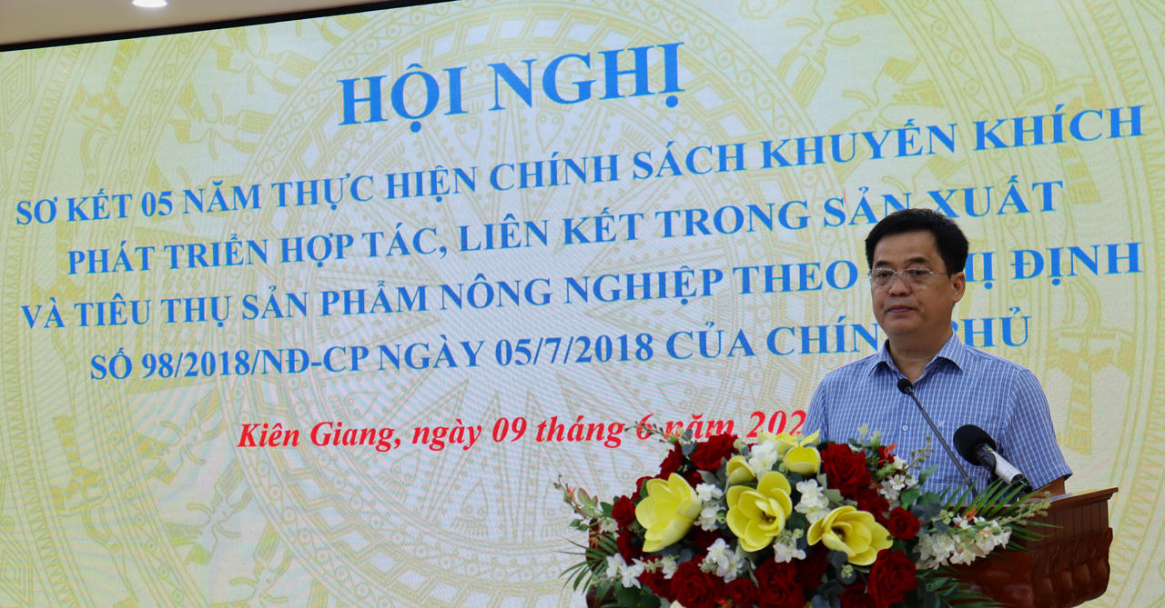 Kiên Giang khuyến khích liên kết trong sản xuất và tiêu thụ sản phẩm nông nghiệp