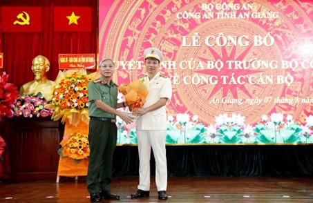 Điều động Đại tá Nguyễn Thanh Hà làm Phó Giám đốc Công an tỉnh An Giang