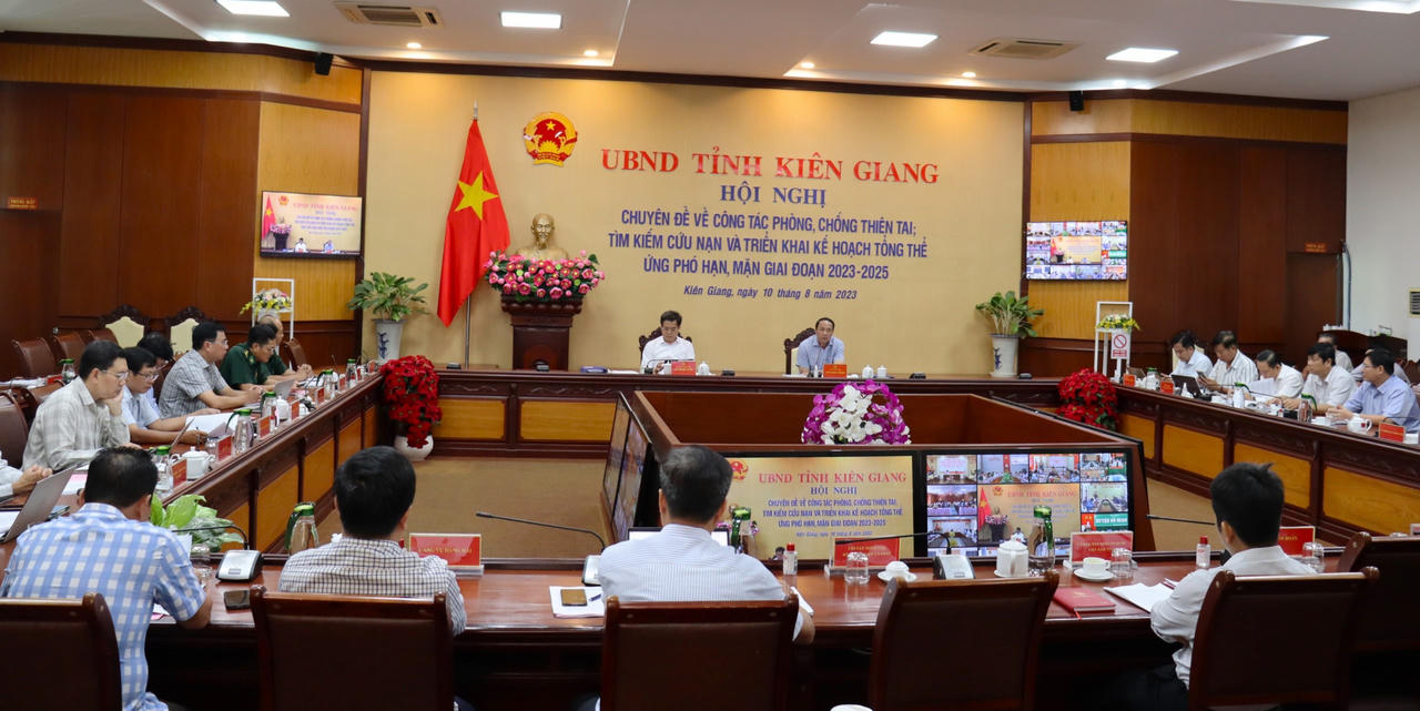 Kiên Giang: Hội nghị chuyên đề về công tác phòng, chống thiên tai, tìm kiếm cứu nạn