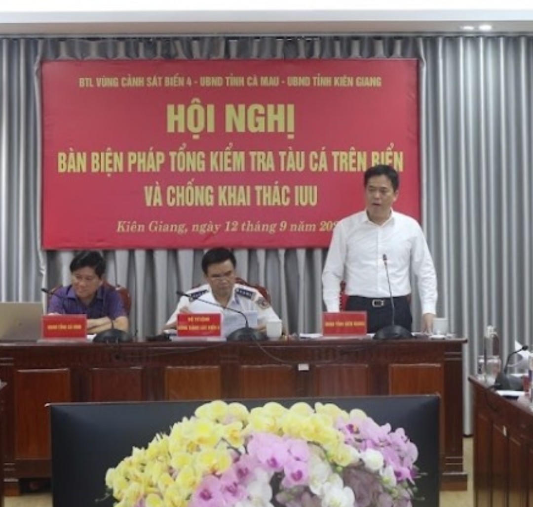 Tổng kiểm tra tàu cá và chống khai thác IUU trên vùng biển Tây Nam