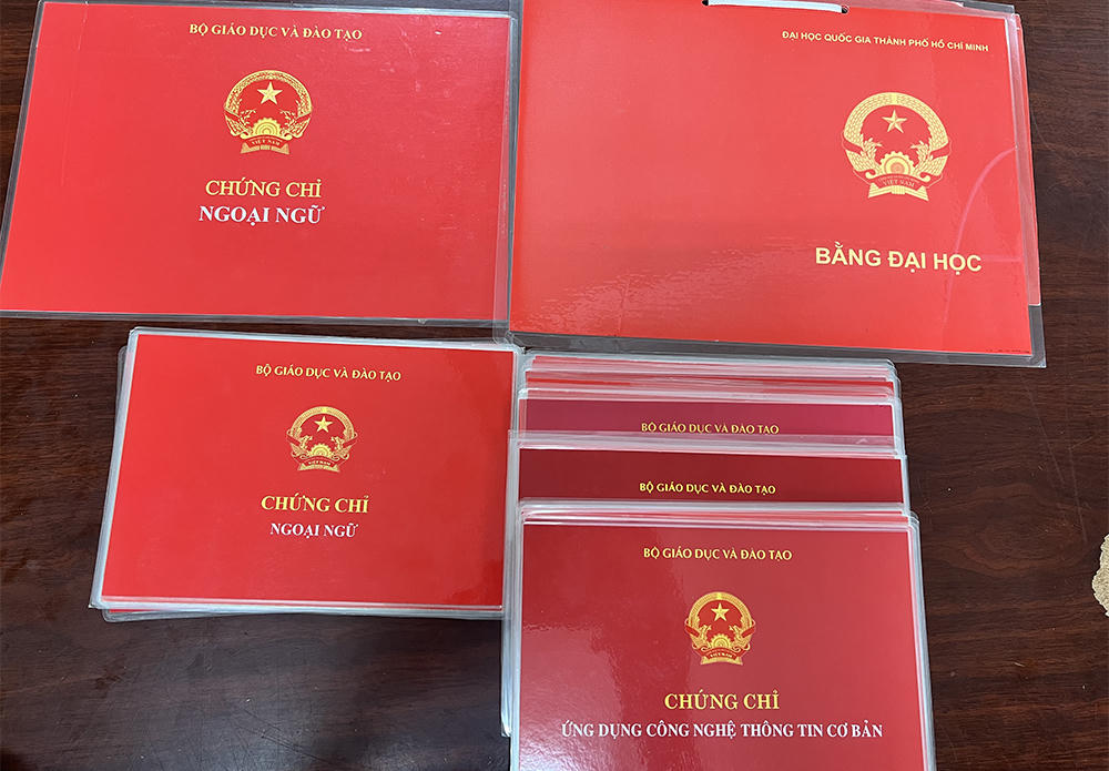 An Giang: Bắt đối tượng làm giả nhiều chứng chỉ ngoại ngữ