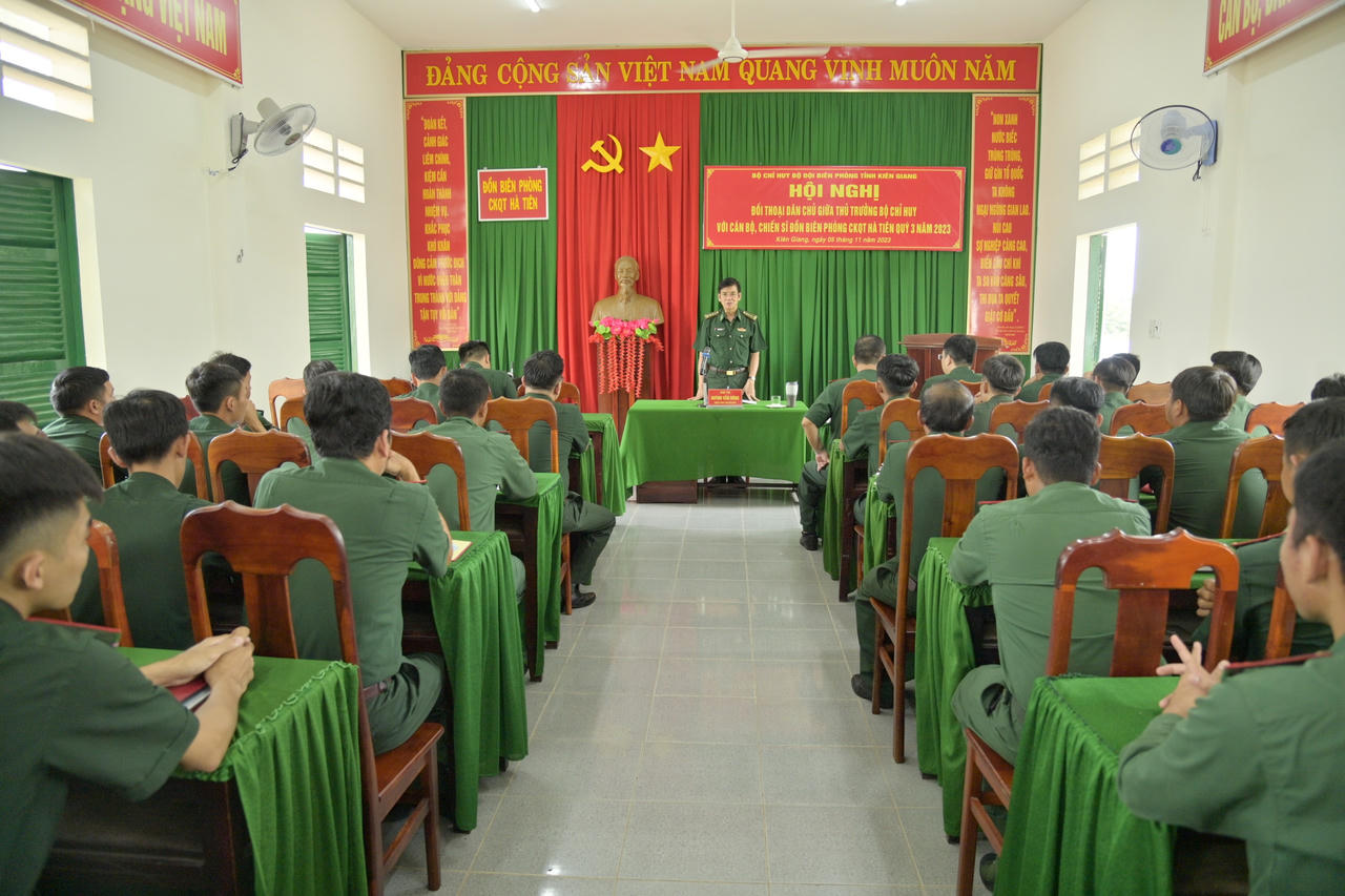 Chính ủy BĐBP tỉnh Kiên Giang khảo sát vùng biển, kiểm tra toàn diện các mặt công tác 