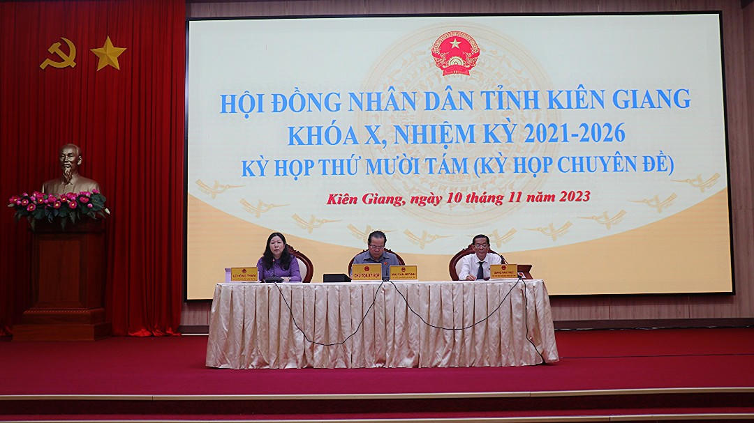 HĐND tỉnh Kiên Giang thông qua 14 nghị quyết quan trọng