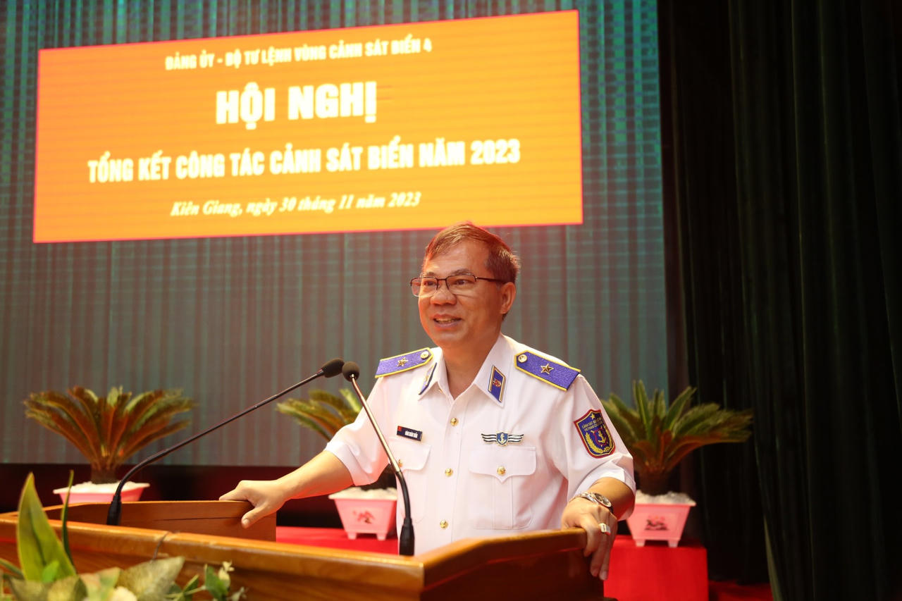 Bộ tư lệnh Vùng Cảnh sát biển 4 hoàn thành tốt nhiệm vụ năm 2023