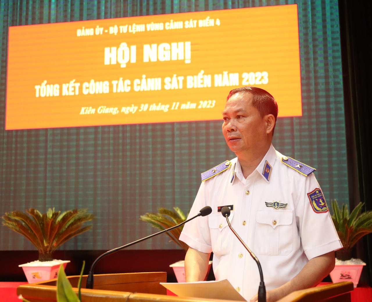 Bộ tư lệnh Vùng Cảnh sát biển 4 hoàn thành tốt nhiệm vụ năm 2023