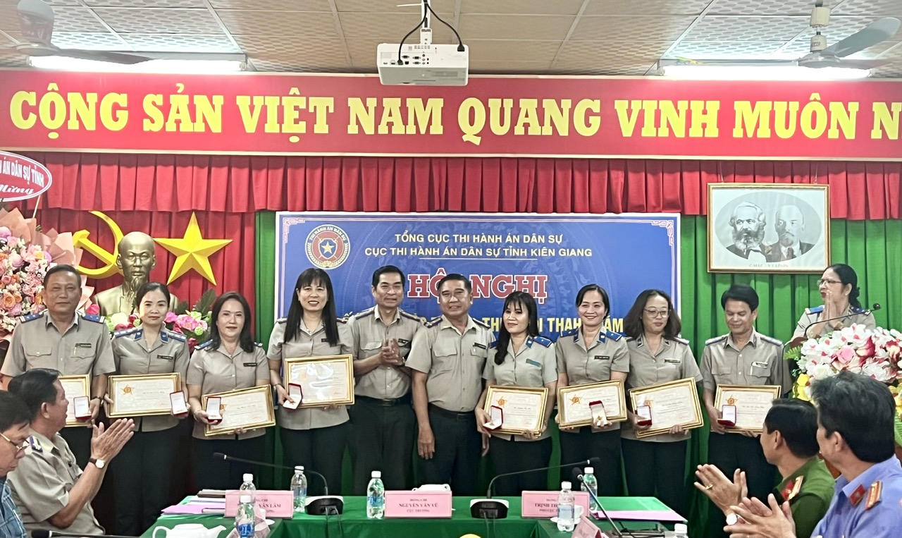 THADS tỉnh Kiên Giang: Số lượng việc, tiền phải thi hành đều đạt và vượt chỉ tiêu