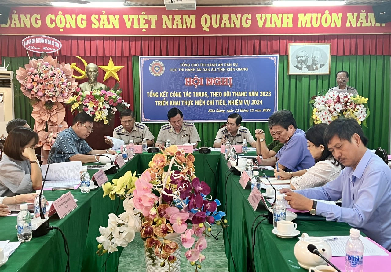 THADS tỉnh Kiên Giang: Số lượng việc, tiền phải thi hành đều đạt và vượt chỉ tiêu