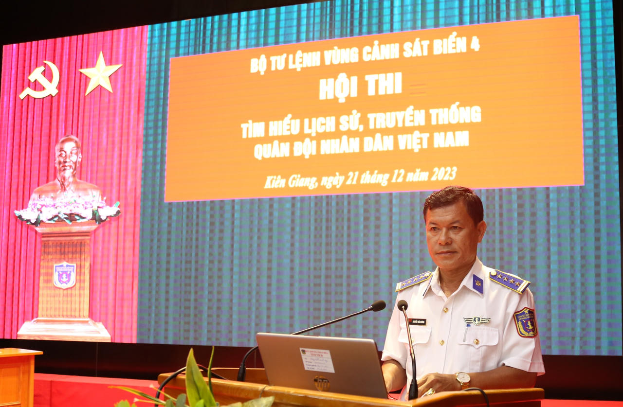 Vùng Cảnh sát biển 4: “Tự hào lịch sử, truyền thống quân đội nhân dân Việt Nam”