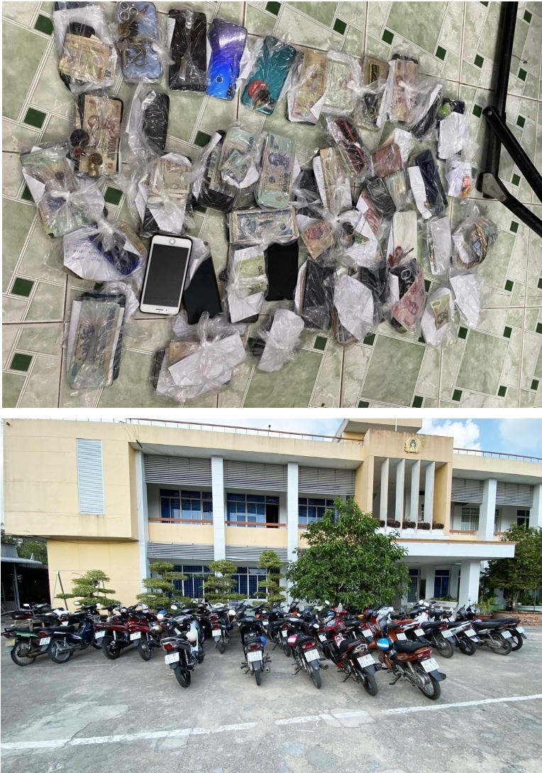 Triệt xóa tụ điểm đá gà qua mạng ăn tiền, bắt giữ 49 đối tượng