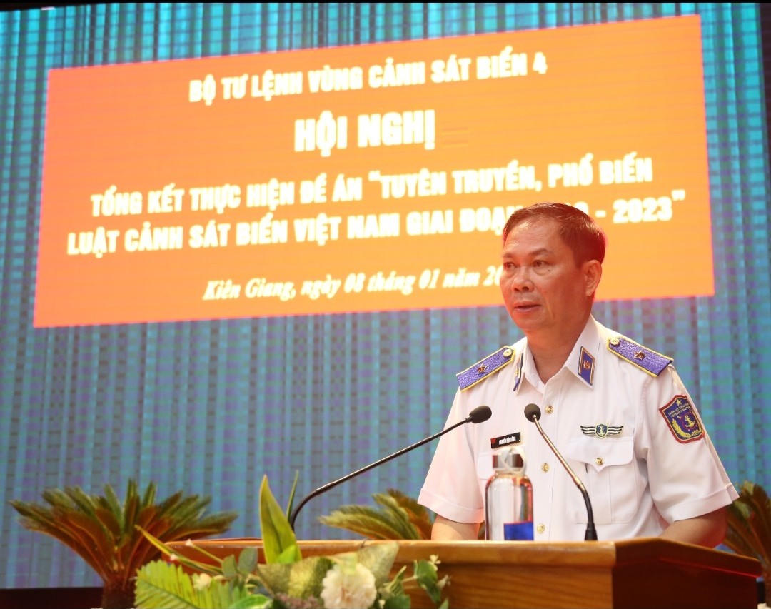 Bộ Tư lệnh Vùng Cảnh sát biển 4: Đưa Luật Cảnh sát biển Việt Nam vào cuộc sống