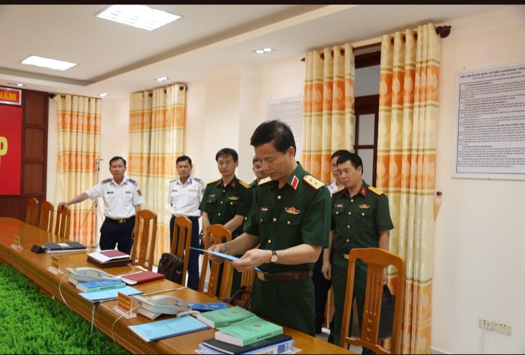 Bộ Quốc phòng kiểm tra Sở Chỉ huy Liên hợp chống khai thác IUU