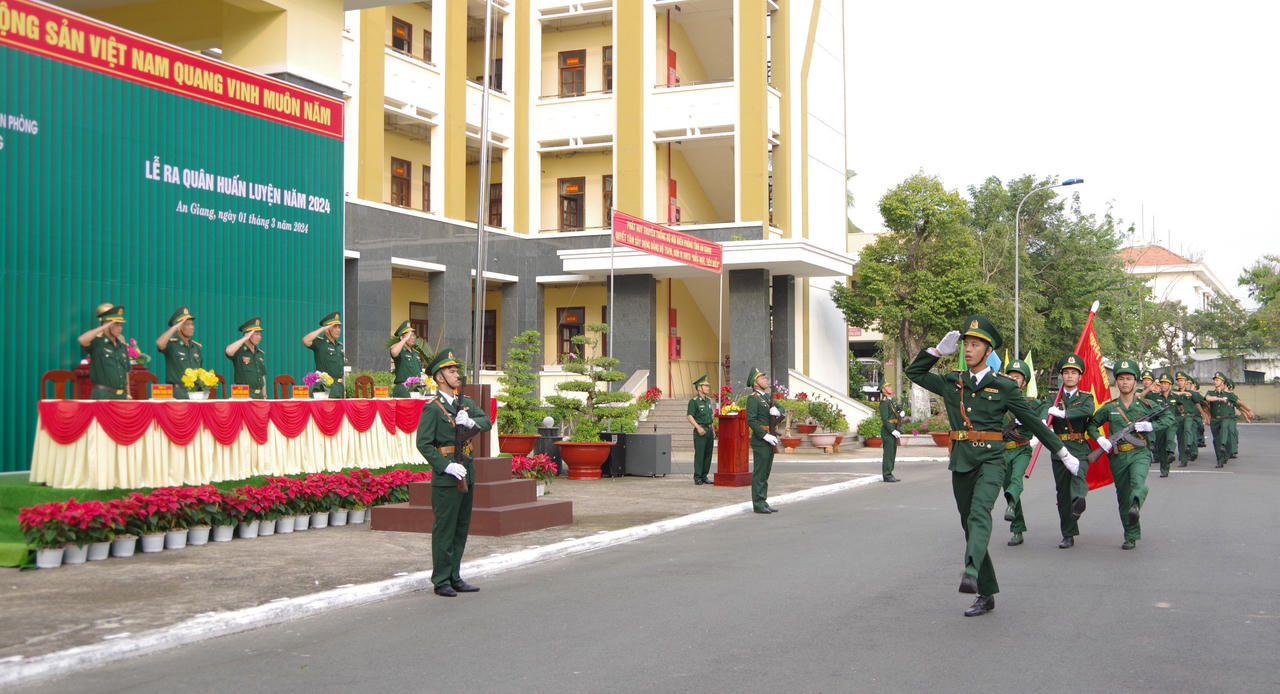 Bộ đội Biên phòng An Giang ra quân huấn luyện năm 2024