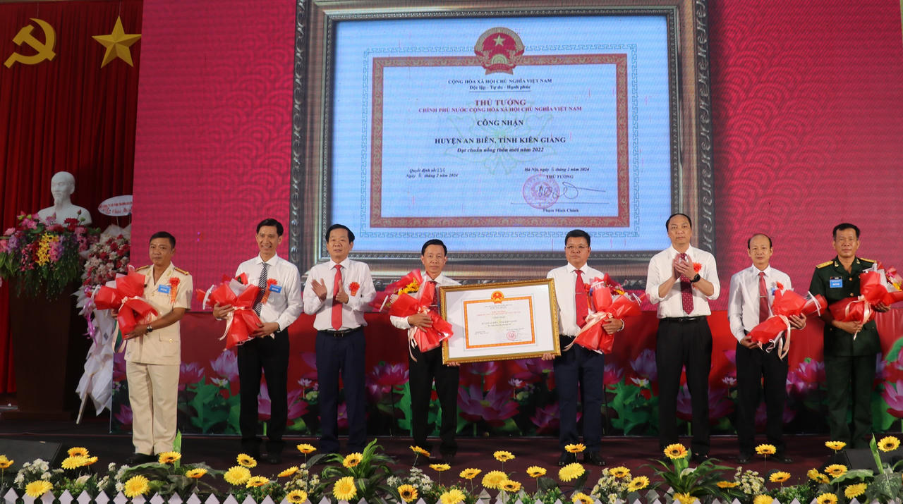 Nông thôn mới huyện An Biên (Kiên Giang) khởi sắc, đời sống người dân nâng cao